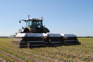 Spotsprayer als wapen tegen aardappelopslag