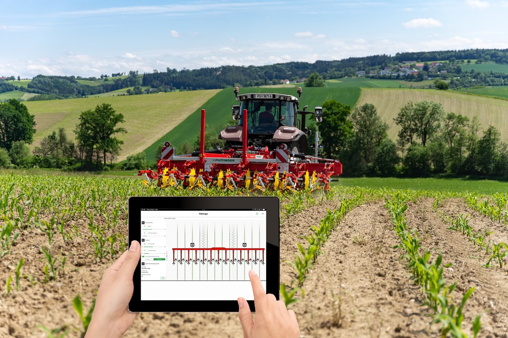 Pöttinger rijgewassenassistent: Eenvoudige configuratie van rijgewassencultivator