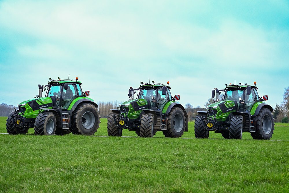 Drie nieuwe Deutz-Fahr trekkers bij Beekman