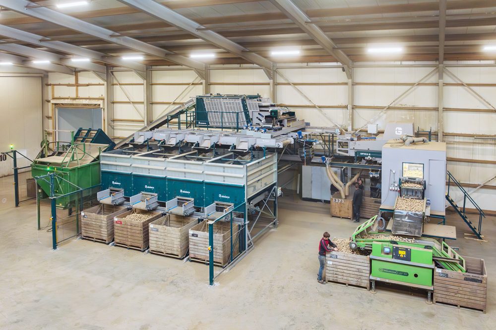 Optisch sorteren in twee verschillende lijnen